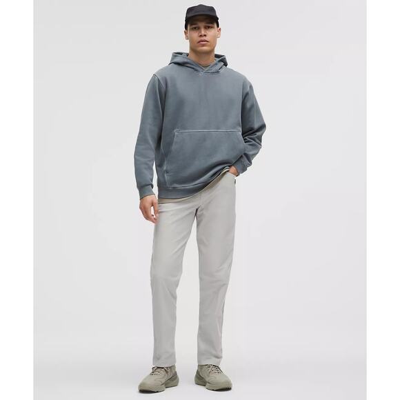 Lululemon Men's Seal Gray ABC Classic-Fit 5 Pocket Utilitech Pants Size 34 - Picture 1 of 11